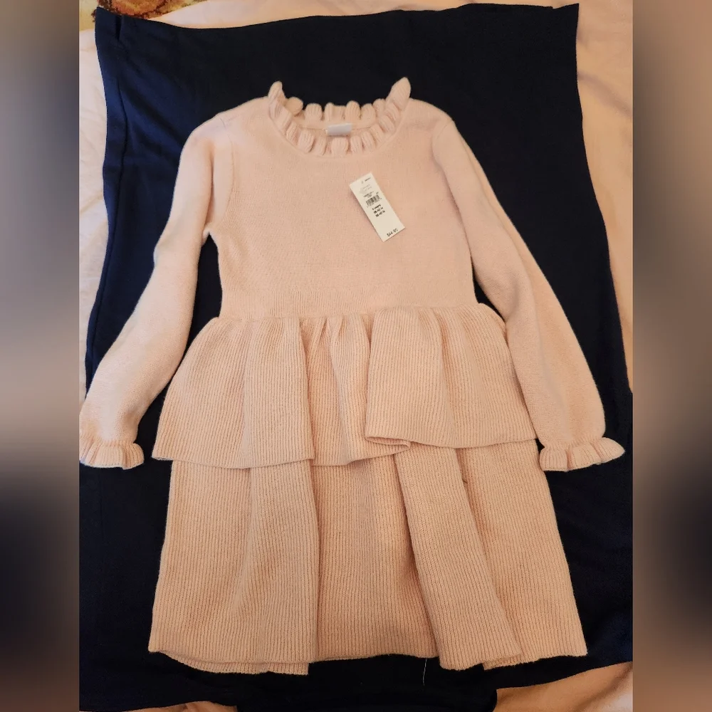 Elegant Pink Kids Dress - Picture 1 of 6